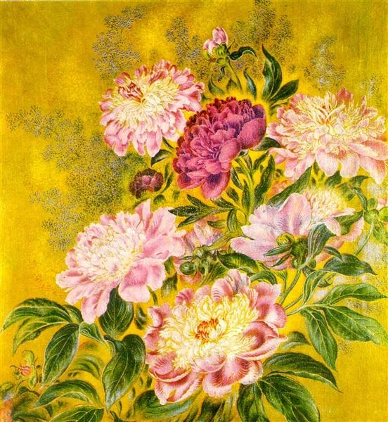 Пионы — Екатерина Билокур